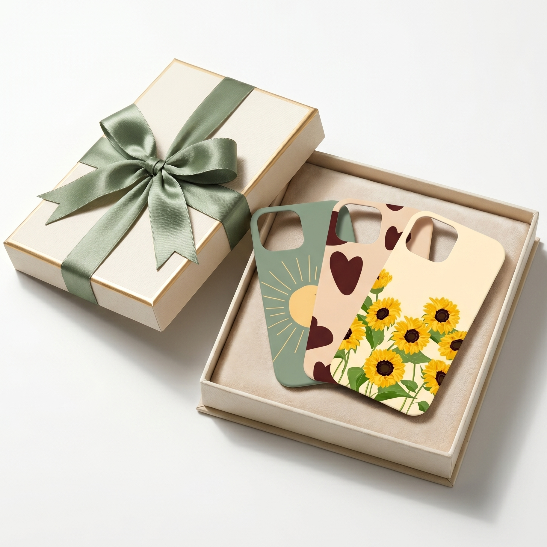 Swap cards arranged as a gift set